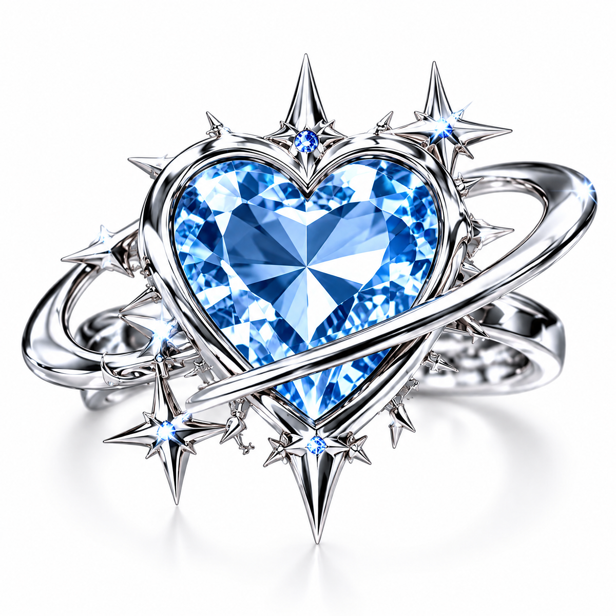 Cosmic Heart Orbit Ring