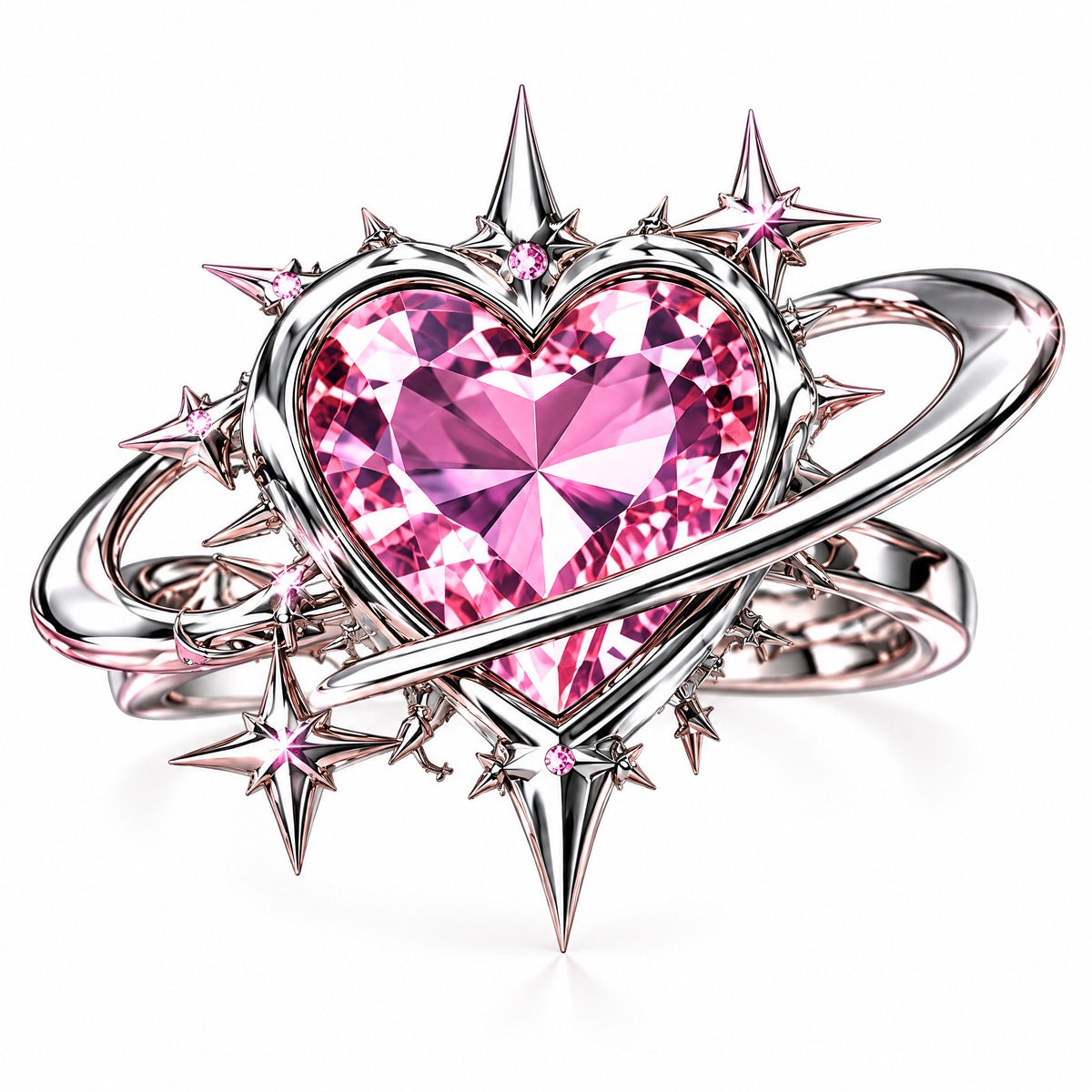 Cosmic Heart Orbit Ring