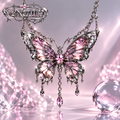 Crystal Butterfly Fantasy Necklace